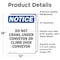 Signmission Do Not Crawl Under Conveyor Or, 12 in W x Rectangle, Vinyl Decal OS-2PACK-NS-D-1218-V-11130 - alternate 5